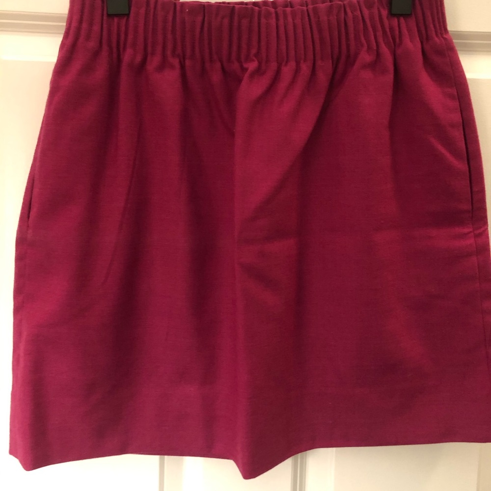 J CREW factory Wool Sidewalk Skirt Lined Pockets